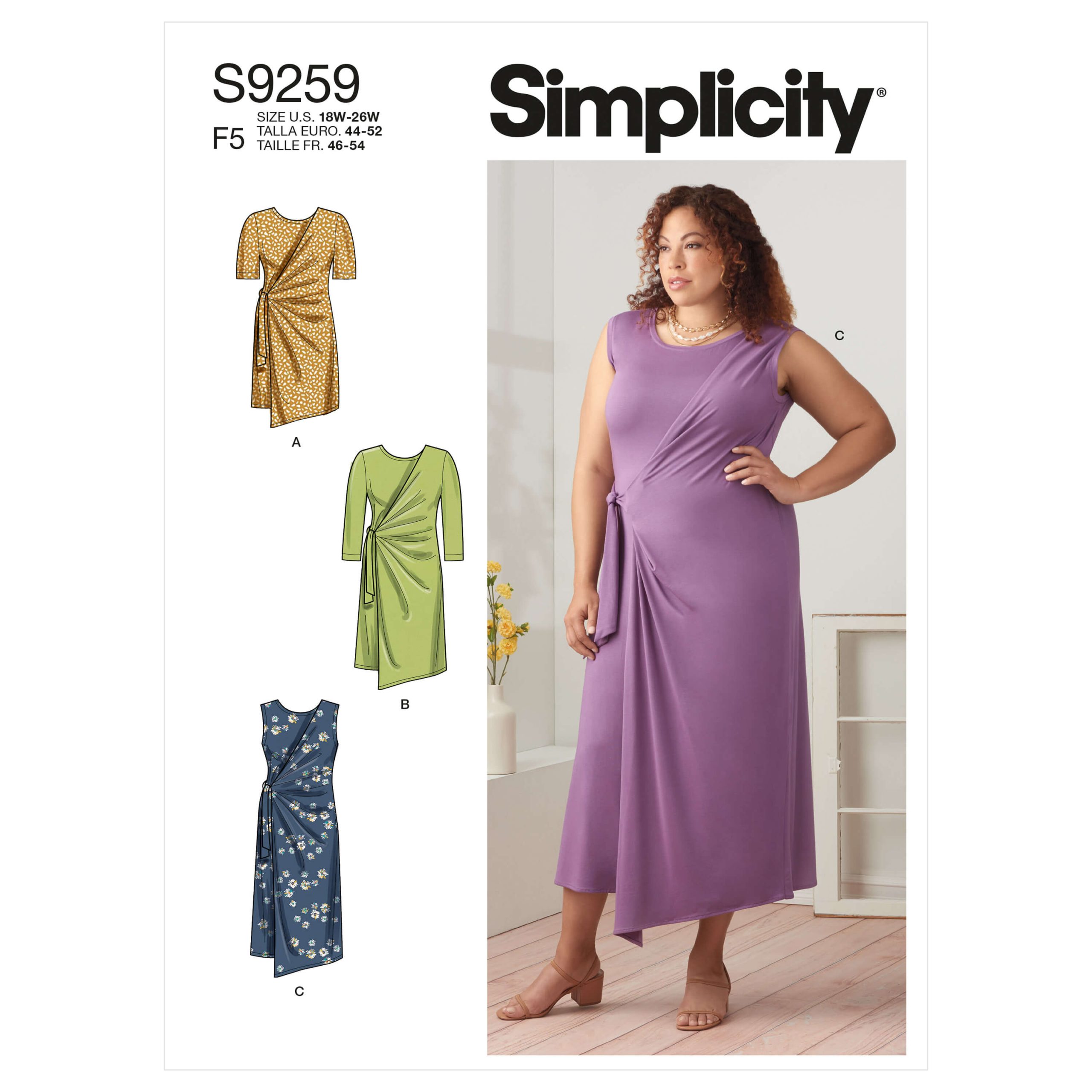Simplicity Sewing Pattern S9259 Women's Dresses and Tunic
