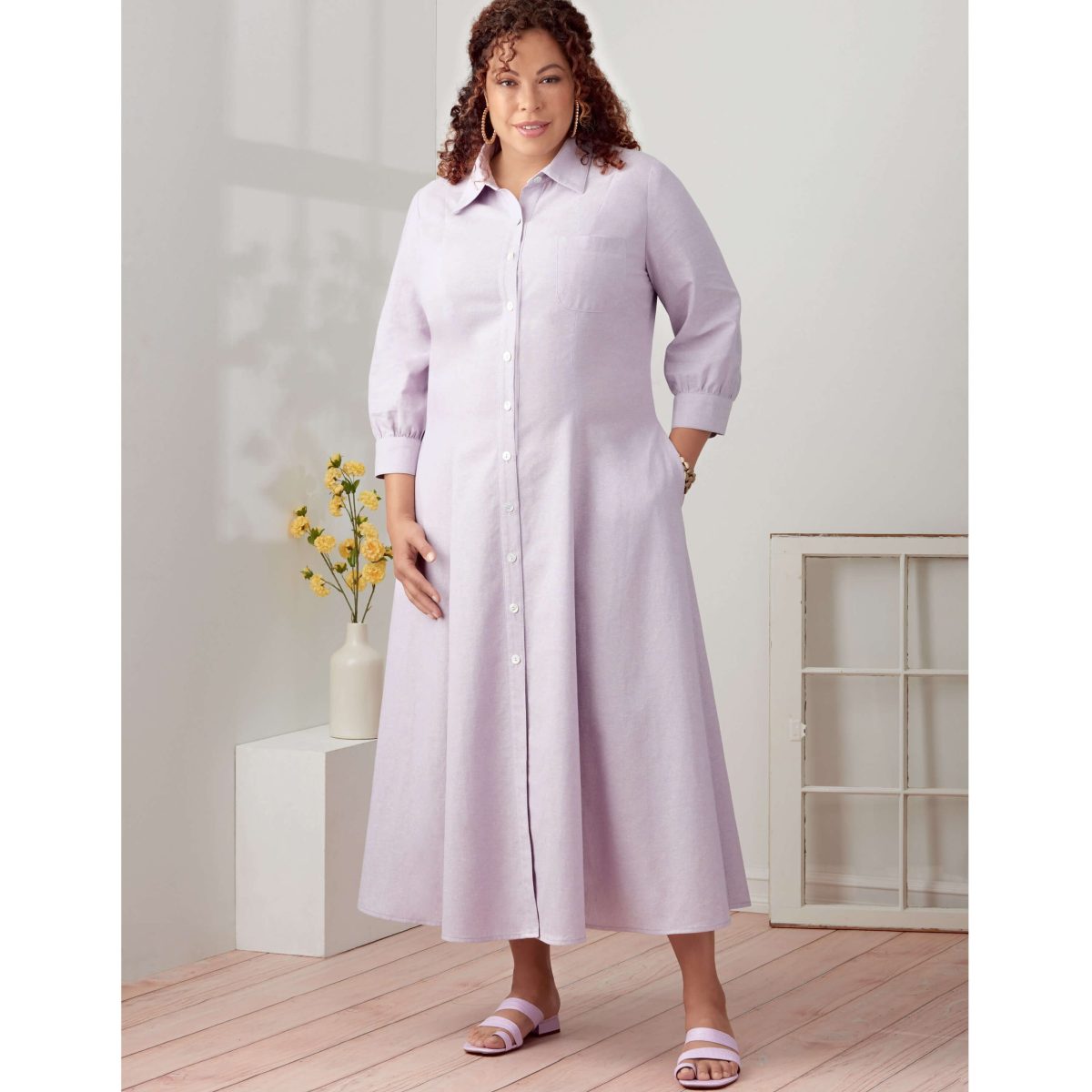 Simplicity Sewing Pattern S9260 Misses' and Women's Button Front Dresses
