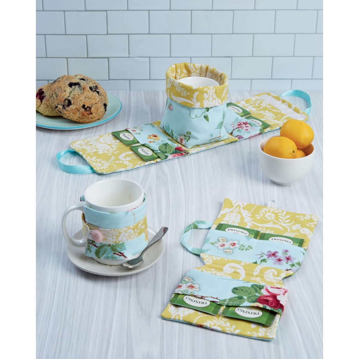 Simplicity Sewing Pattern S9511 Mug Case, Tea Bag Case, Mug Cozy