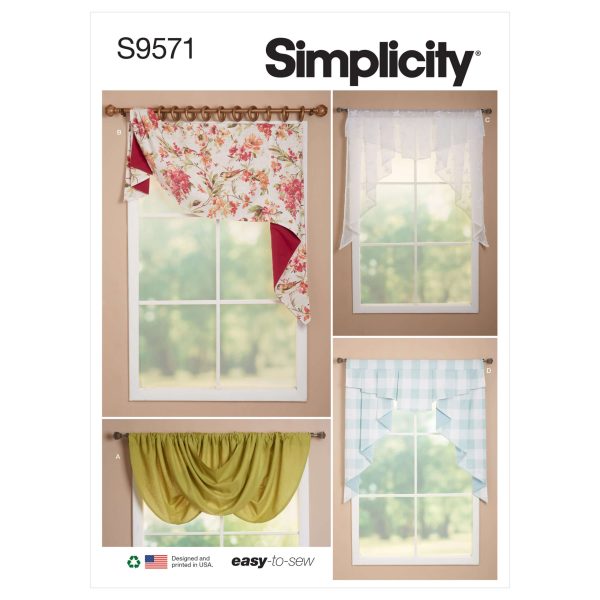 Simplicity Sewing Pattern S9571 Valances and Swags