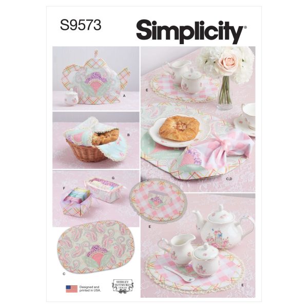 Simplicity Sewing Pattern S9573 Tabletop Accessories