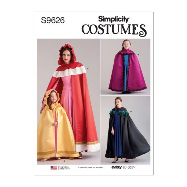 Simplicity Sewing Pattern S9626 Children's and Misses' Costume