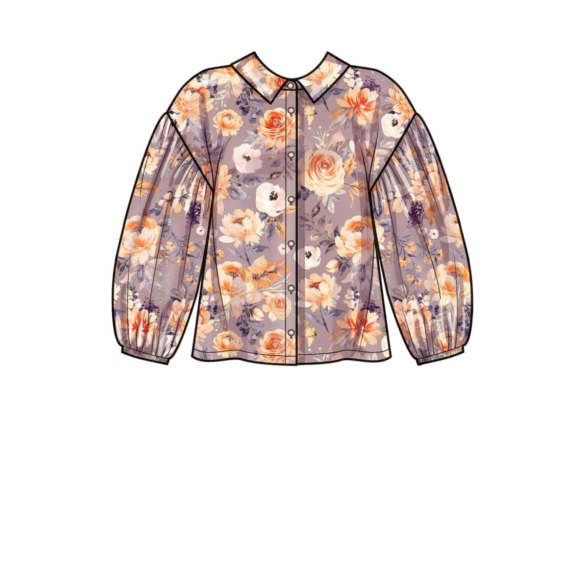 Simplicity Sewing Pattern S9646 Misses' Button Down Top