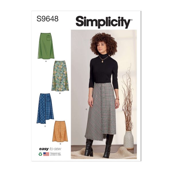 Simplicity Sewing Pattern S9648 Misses' Skirts