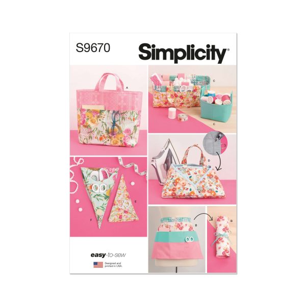 Simplicity Sewing Pattern S9670 Sewing Room Accessories