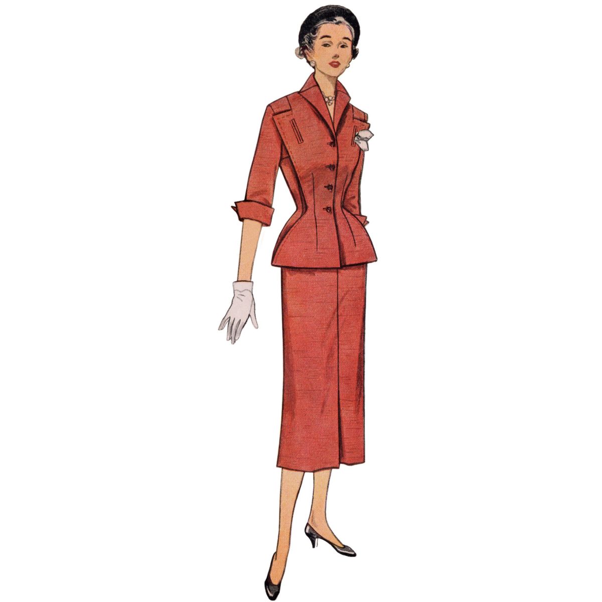 Simplicity Sewing Pattern S9675 Misses' Vintage Skirt and Jacket