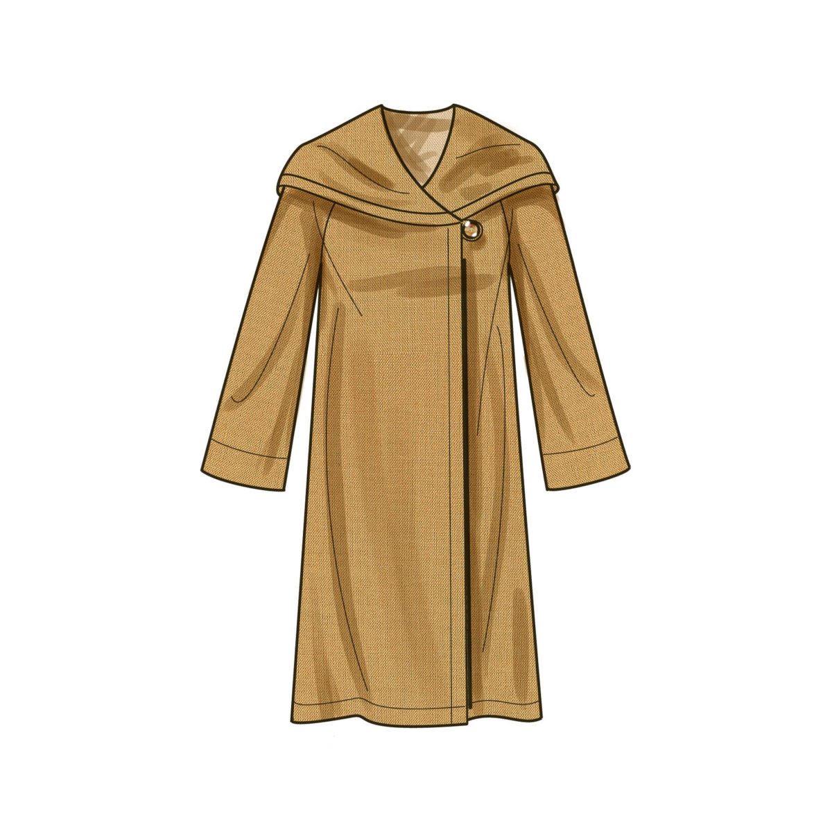 Simplicity Sewing Pattern S9684 Misses' Hooded Coats and Jacket with Length Variations