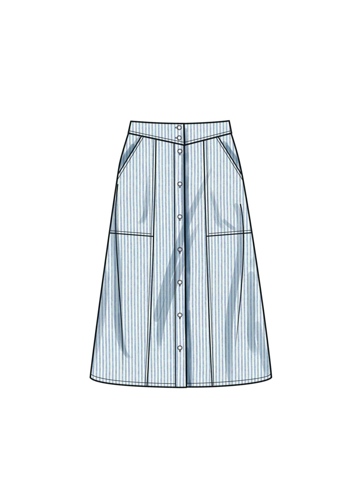 Simplicity Sewing Pattern S9710 Misses' Skirts