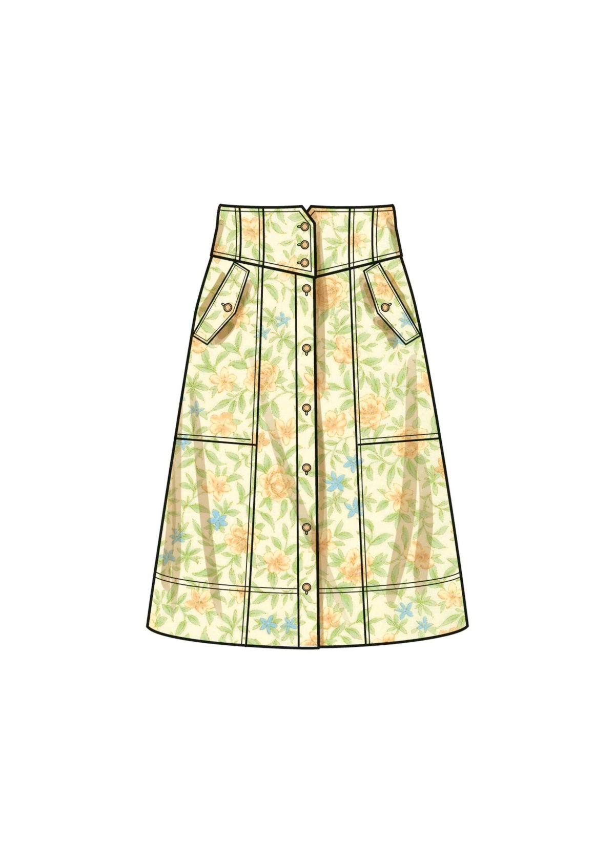 Simplicity Sewing Pattern S9710 Misses' Skirts