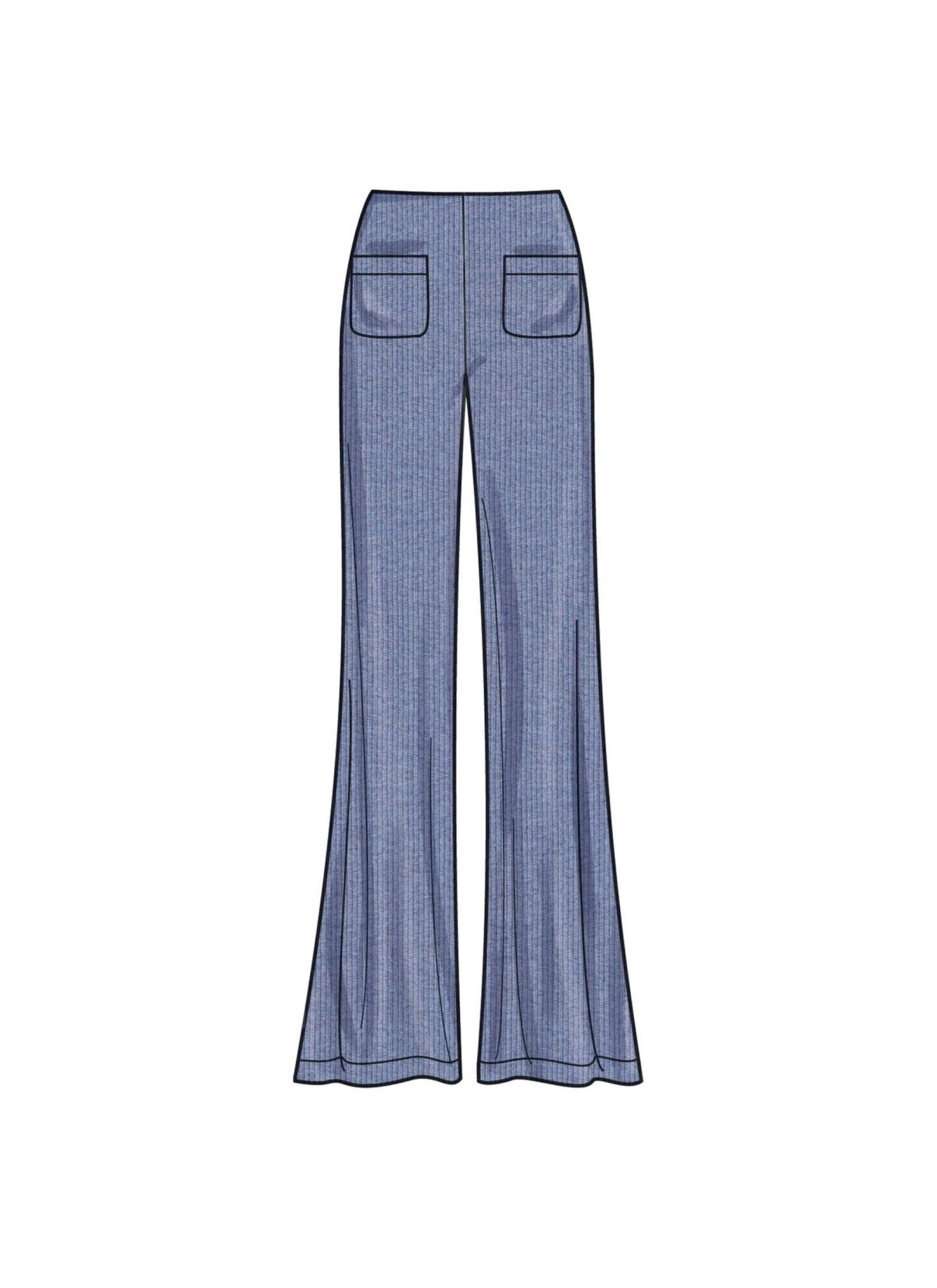 Simplicity Sewing Pattern S9751 Misses' Knit Skirts and Trousers in Two Lengths