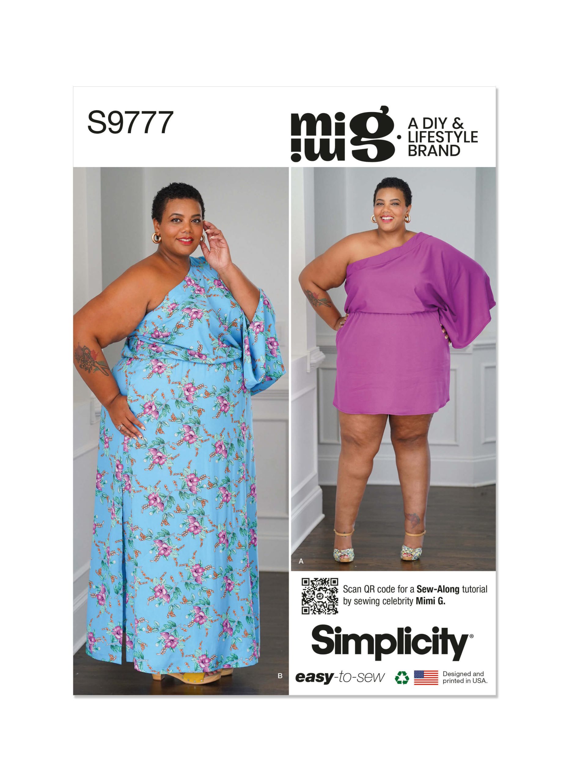 Simplicity Sewing Pattern S9777 Women's Caftan In Two Lengths by Mimi G Style