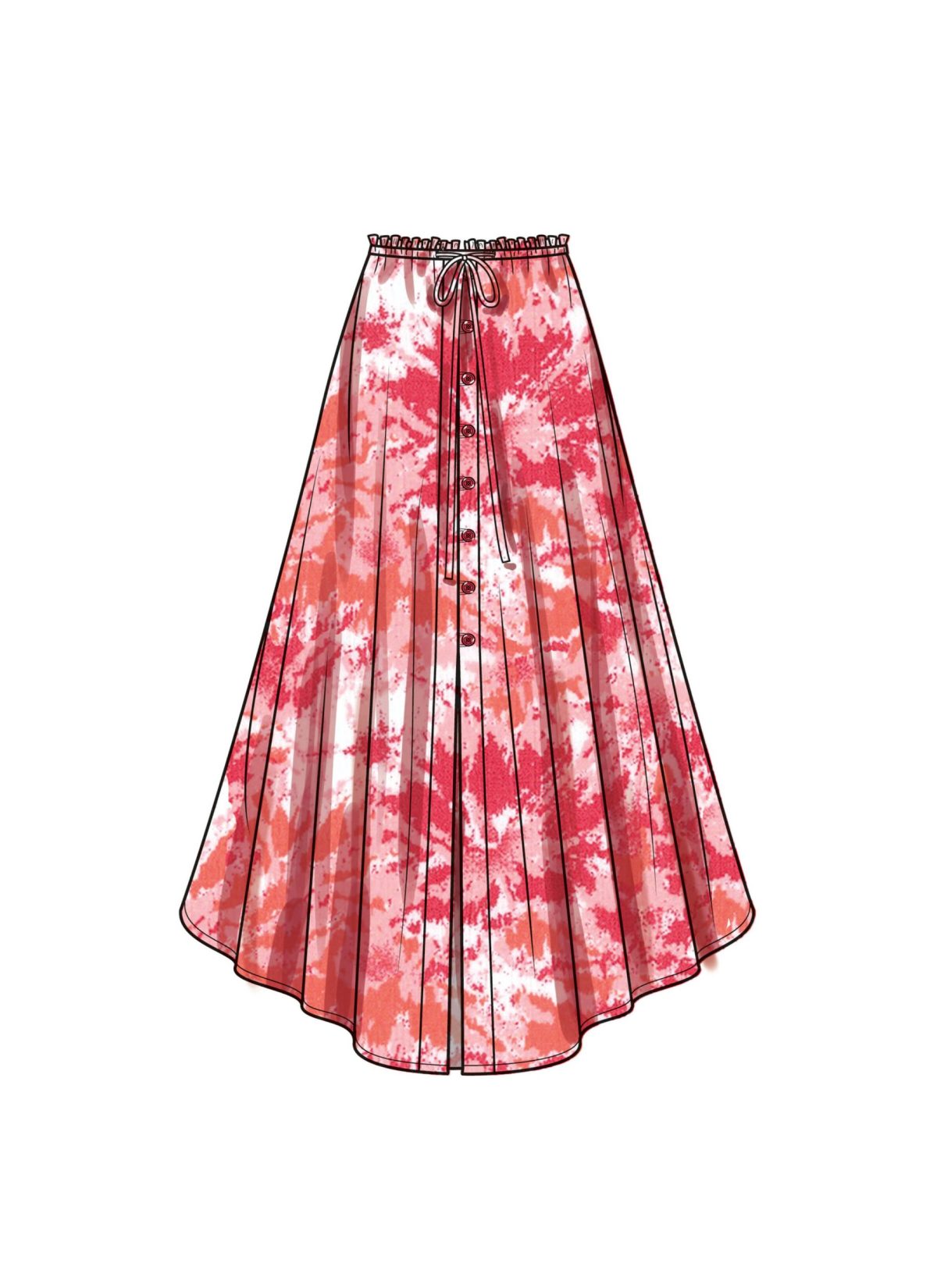 Simplicity Sewing Pattern S9787 Women's Skirt With Hemline Variations