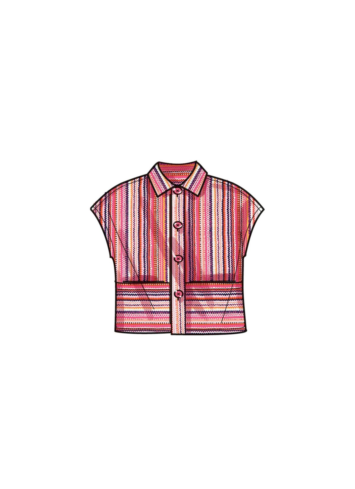 Simplicity Sewing Pattern S9798 Toddlers' Top, Trousers, Shorts and Hat in Three Sizes