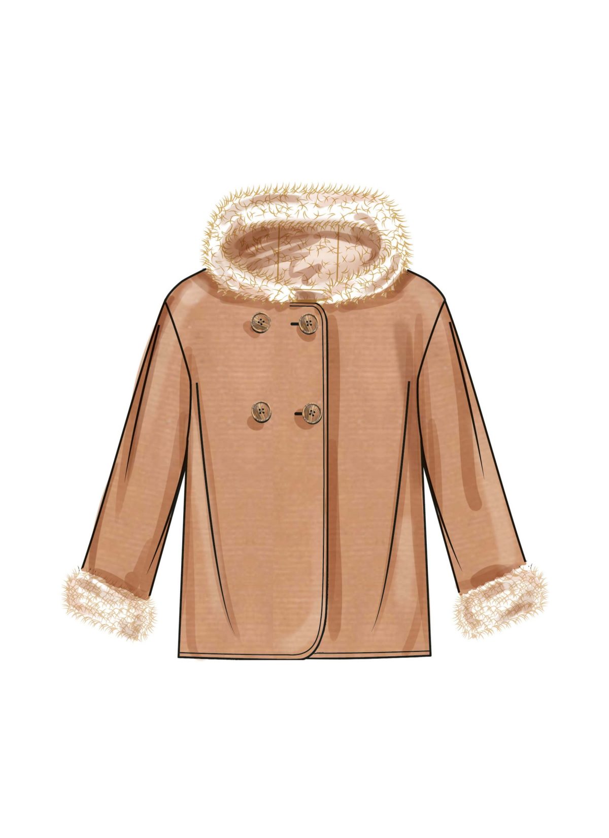 Simplicity Sewing Pattern S9832Girls' and Boys' Jacket In Two Lengths