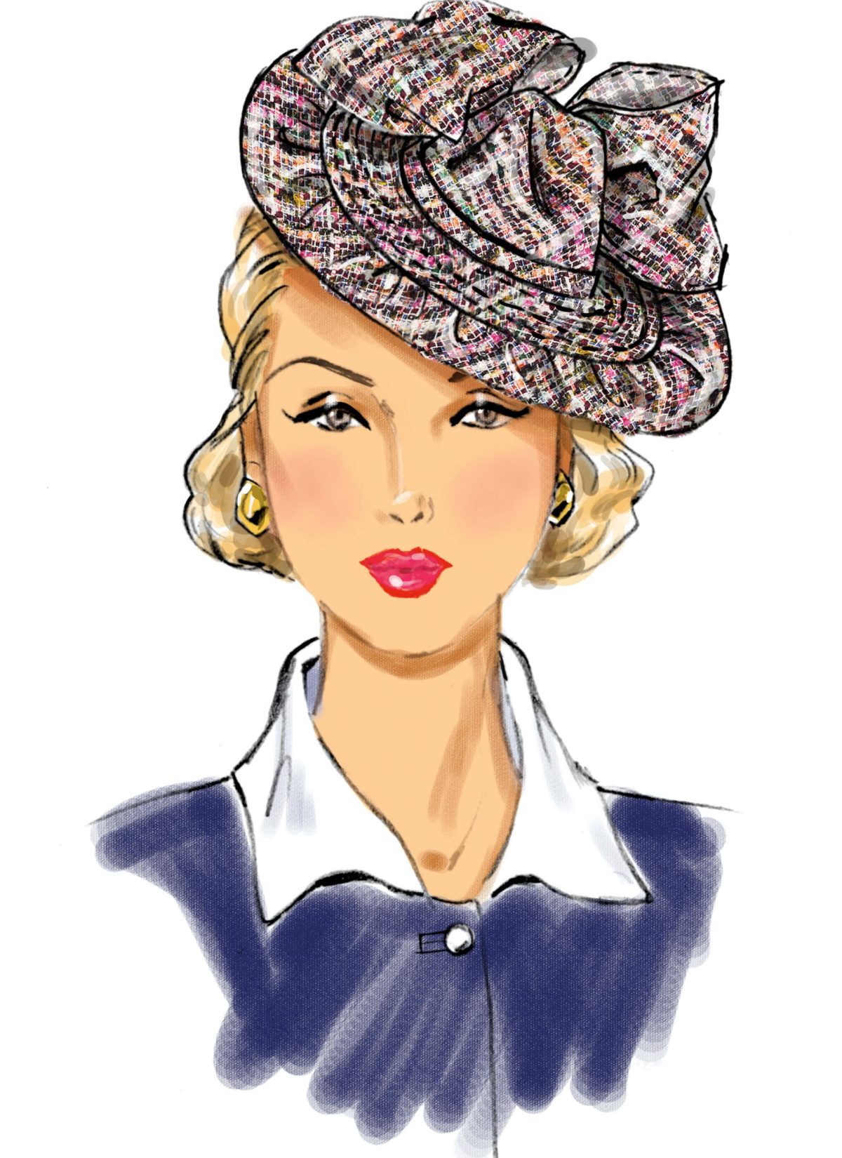 Simplicity Sewing Pattern S9834 Misses' Hats in Five Styles