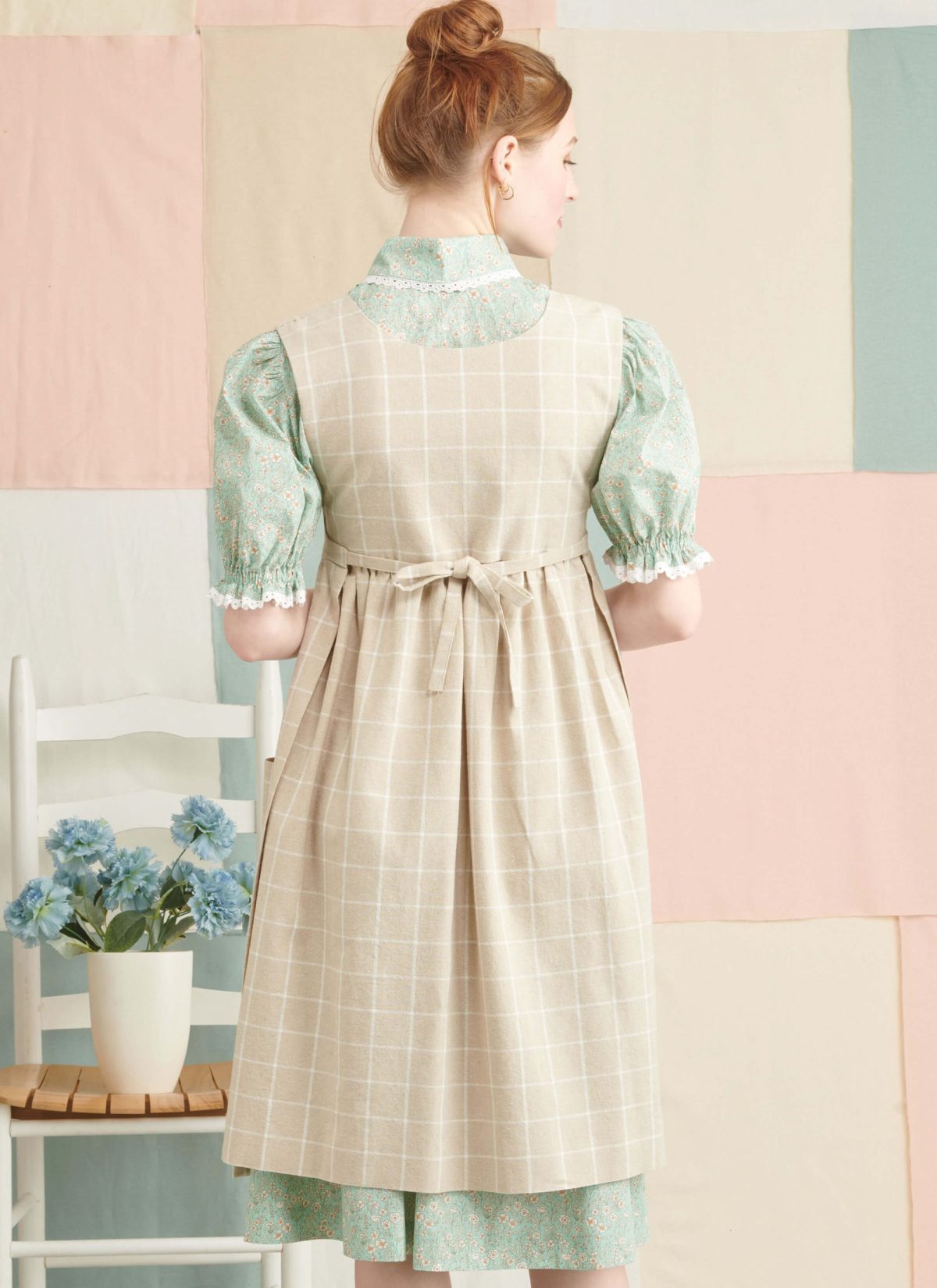 Simplicity Sewing Pattern S9835 Misses' Dress and Pinafore Apron In Two Lengths by Elaine Heigl Designs