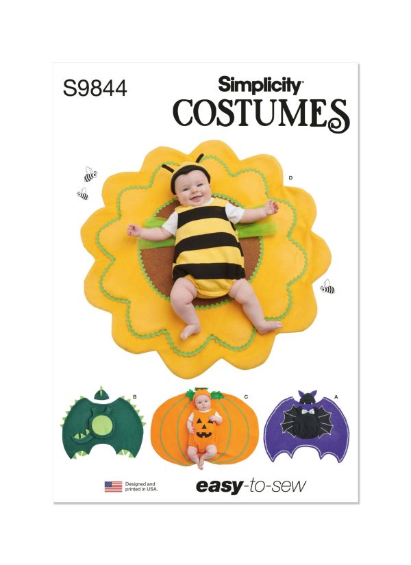 Simpllcity Sewing Pattern S9844 Babies' Costumes