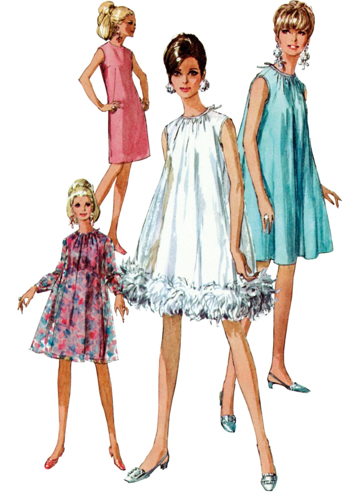 Simplicity Sewing Pattern S9848 Misses' Vintage Dresses