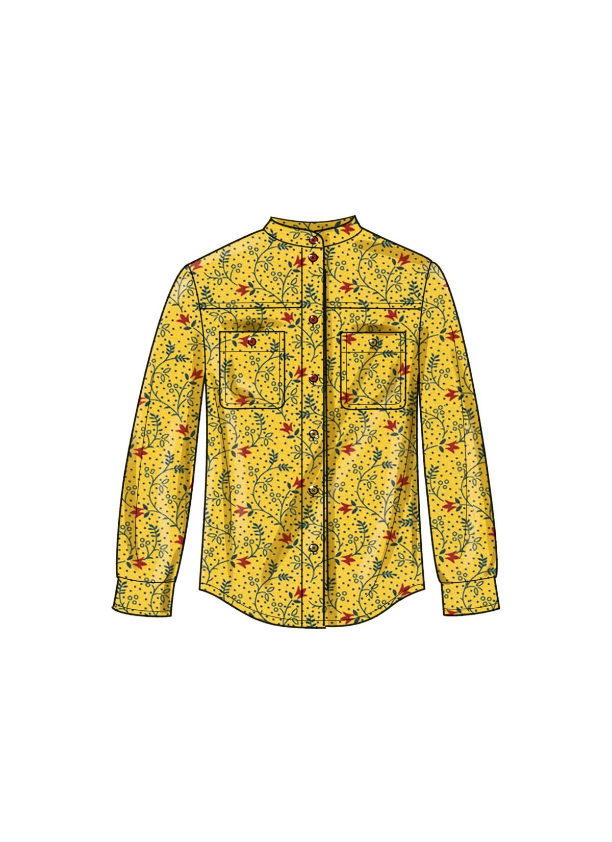 Simplicity Sewing Pattern S9858 Unisex Shirts