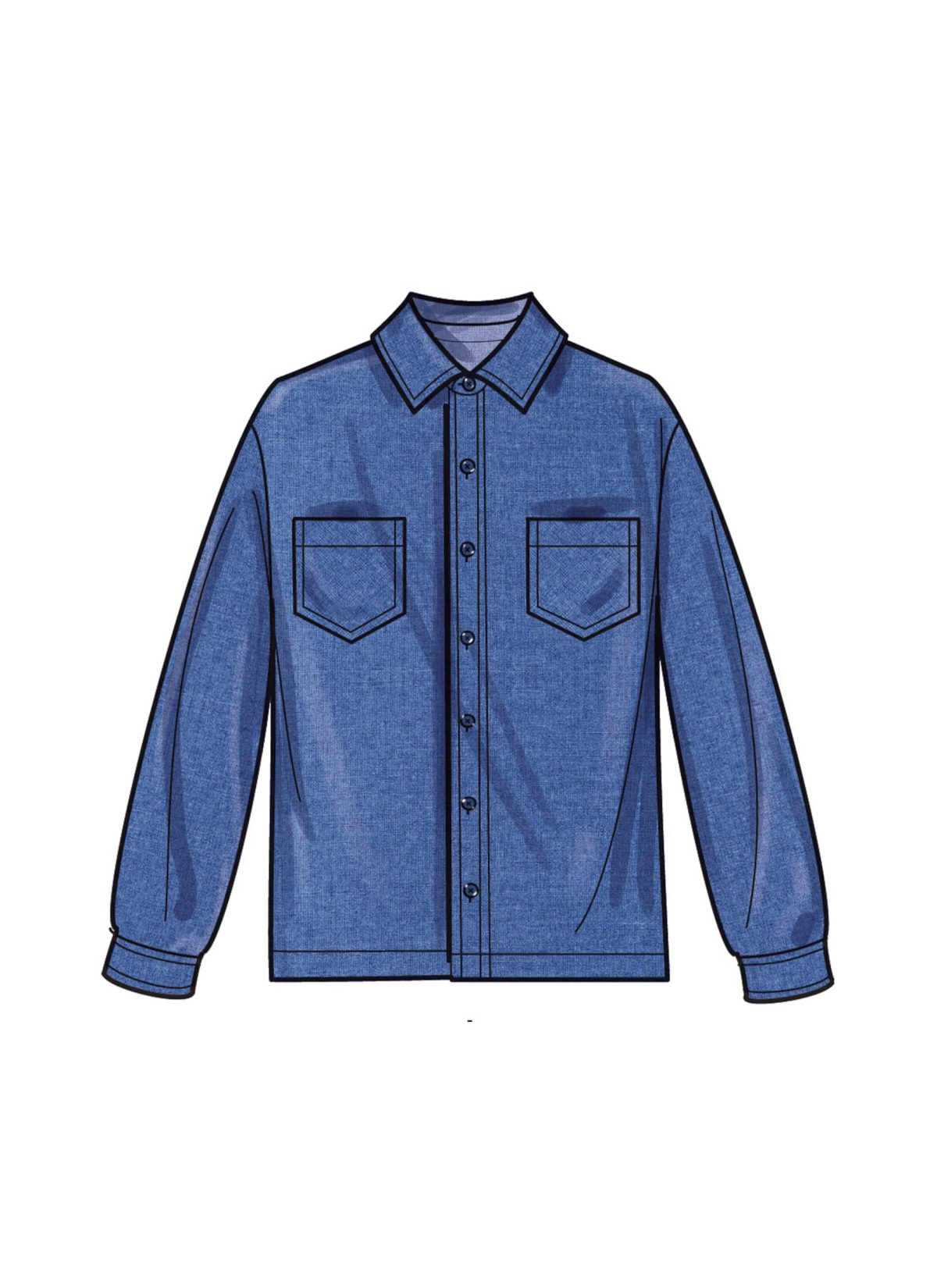 Simplicity Sewing Pattern S9864 Girls' and Boys' Shirt and Cargo Trousers