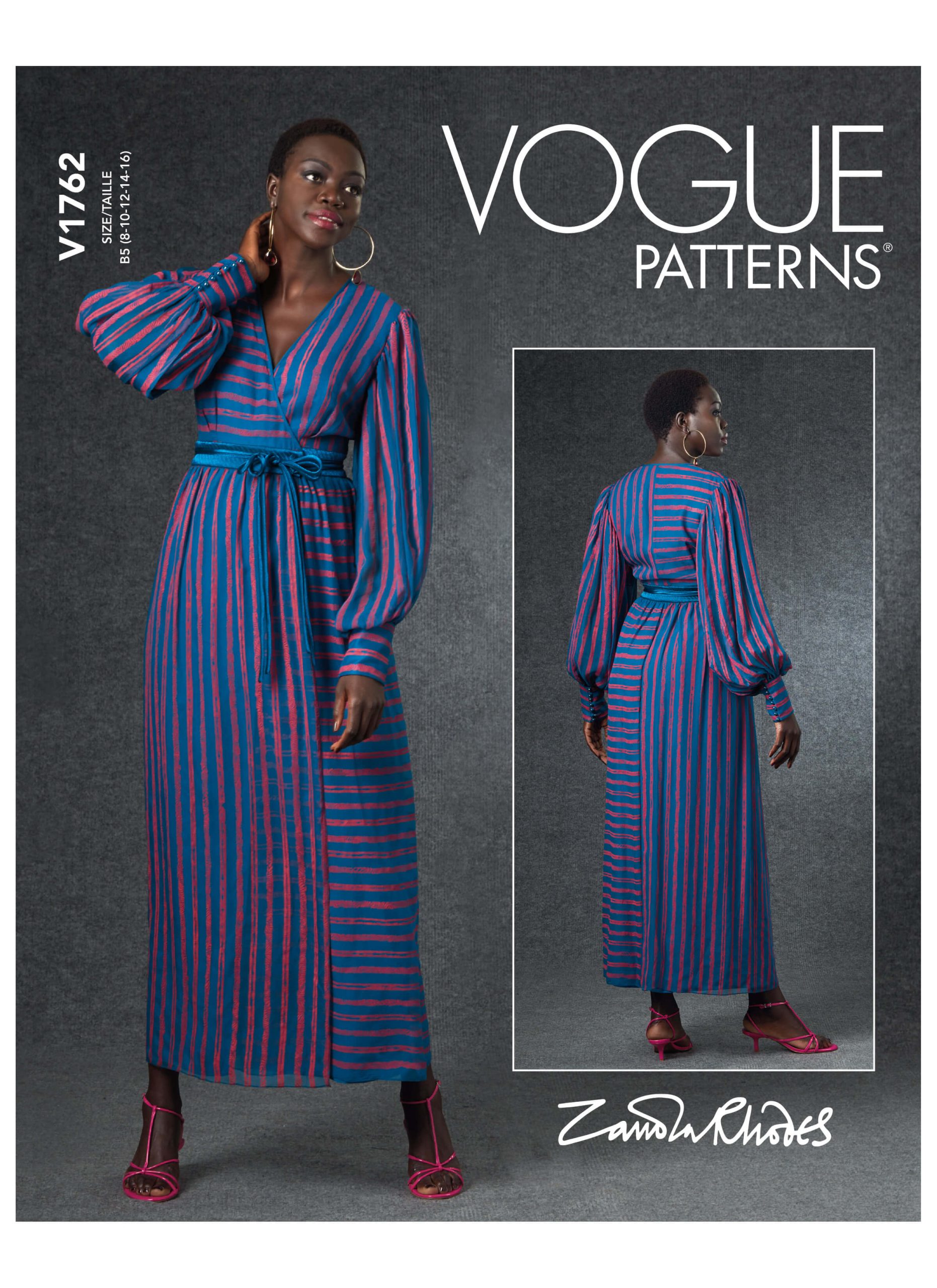 Vogue Patterns V1762 Misses' Special Occasion Dress Zandra Rhodes