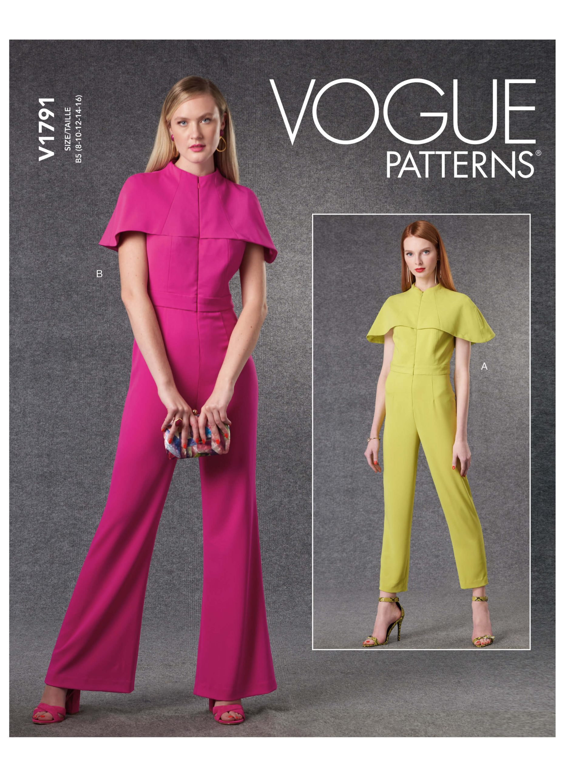 Vogue Patterns V1791 Misses' Jumpsuits