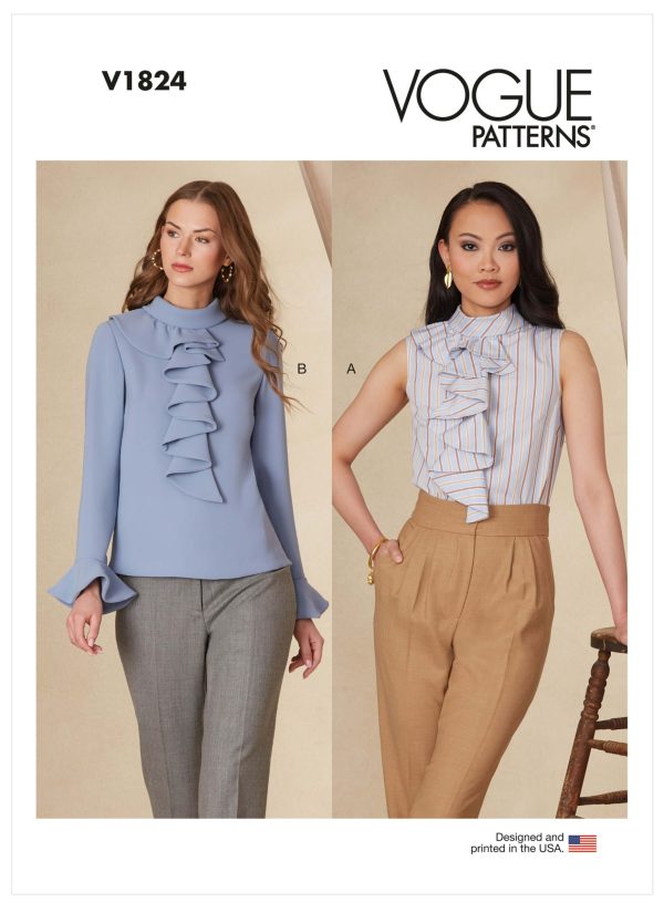 Vogue Patterns V1824 Misses' and Misses' Petite Top