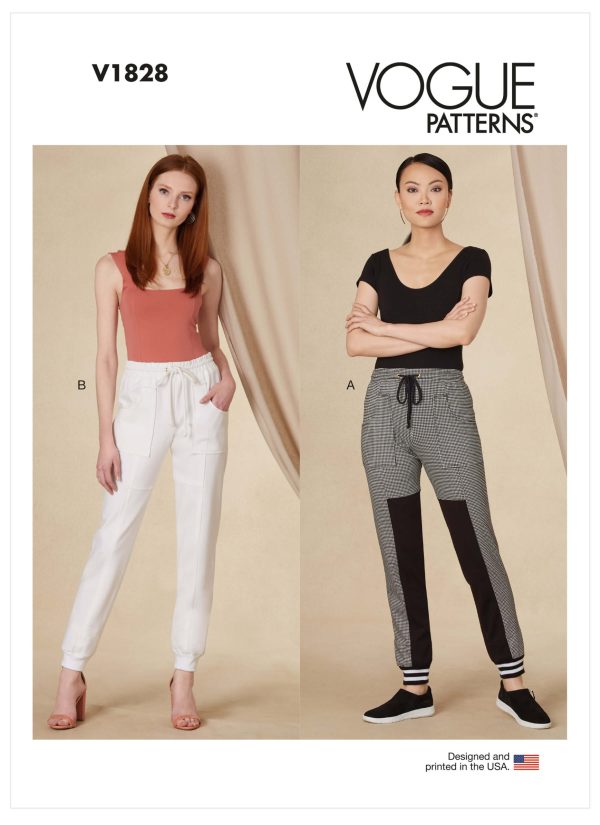 Vogue Patterns V1828 Misses' and Misses' Petite Track Trousers