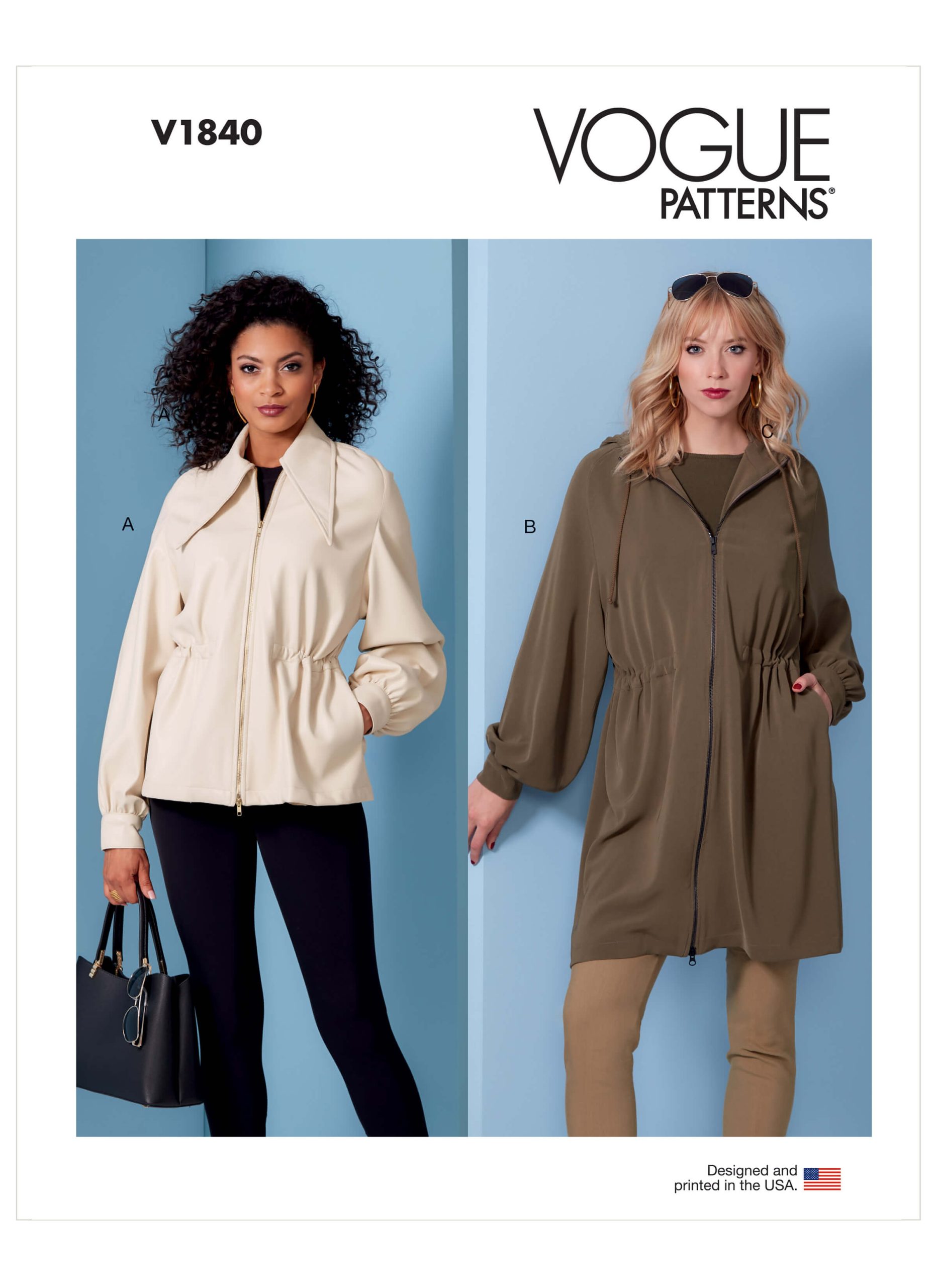 Vogue Pattern V1840 Misses’ Jacket - Sewdirect Australia