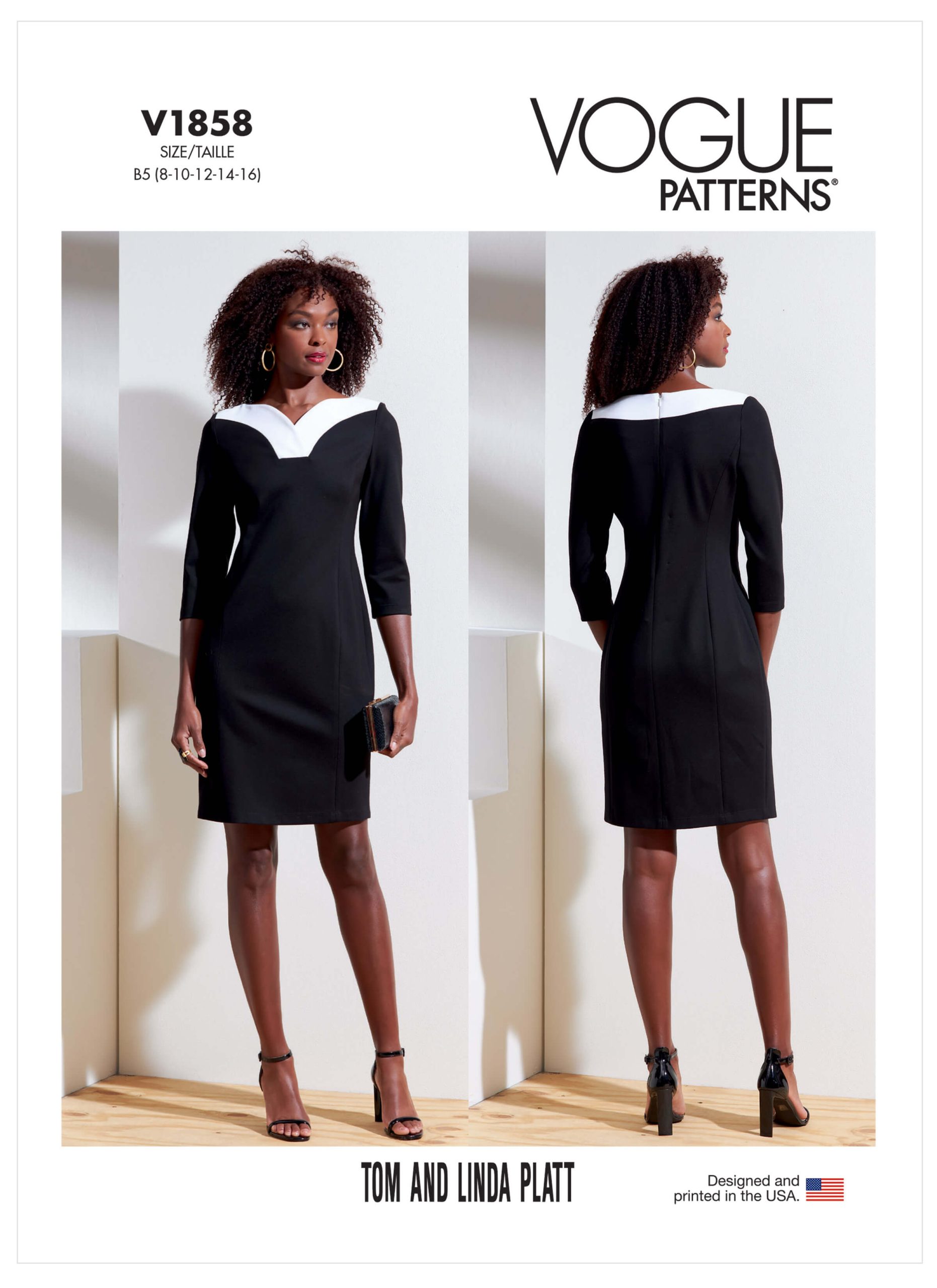Vogue Patterns V1858 Misses' and Misses' Petite Dress