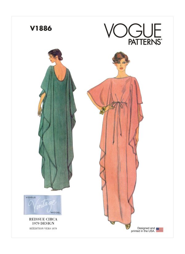 Vogue Patterns V1886 Misses' Vintage Caftan