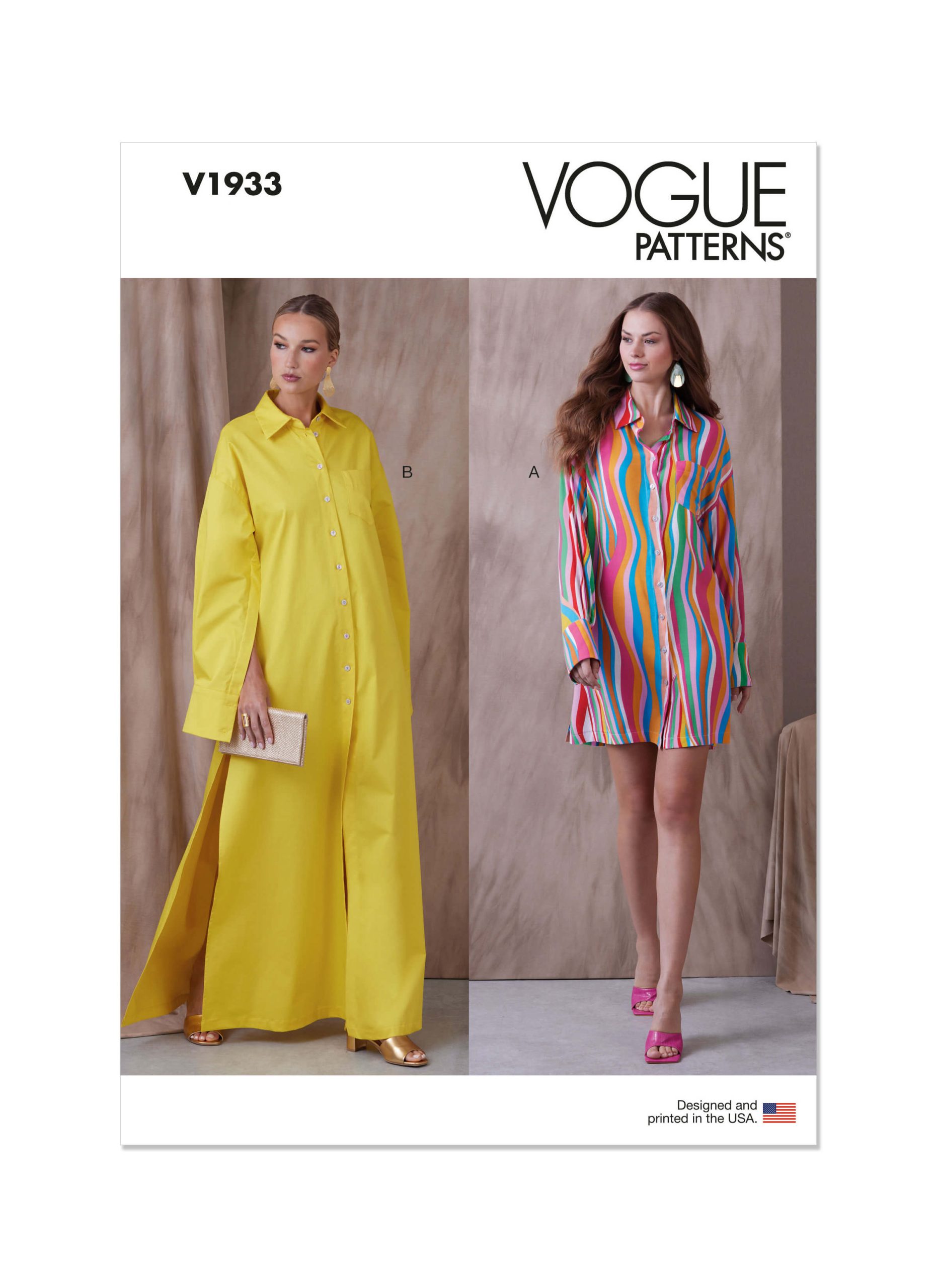 Vogue Patterns V1933 Misses' Shirt Dress