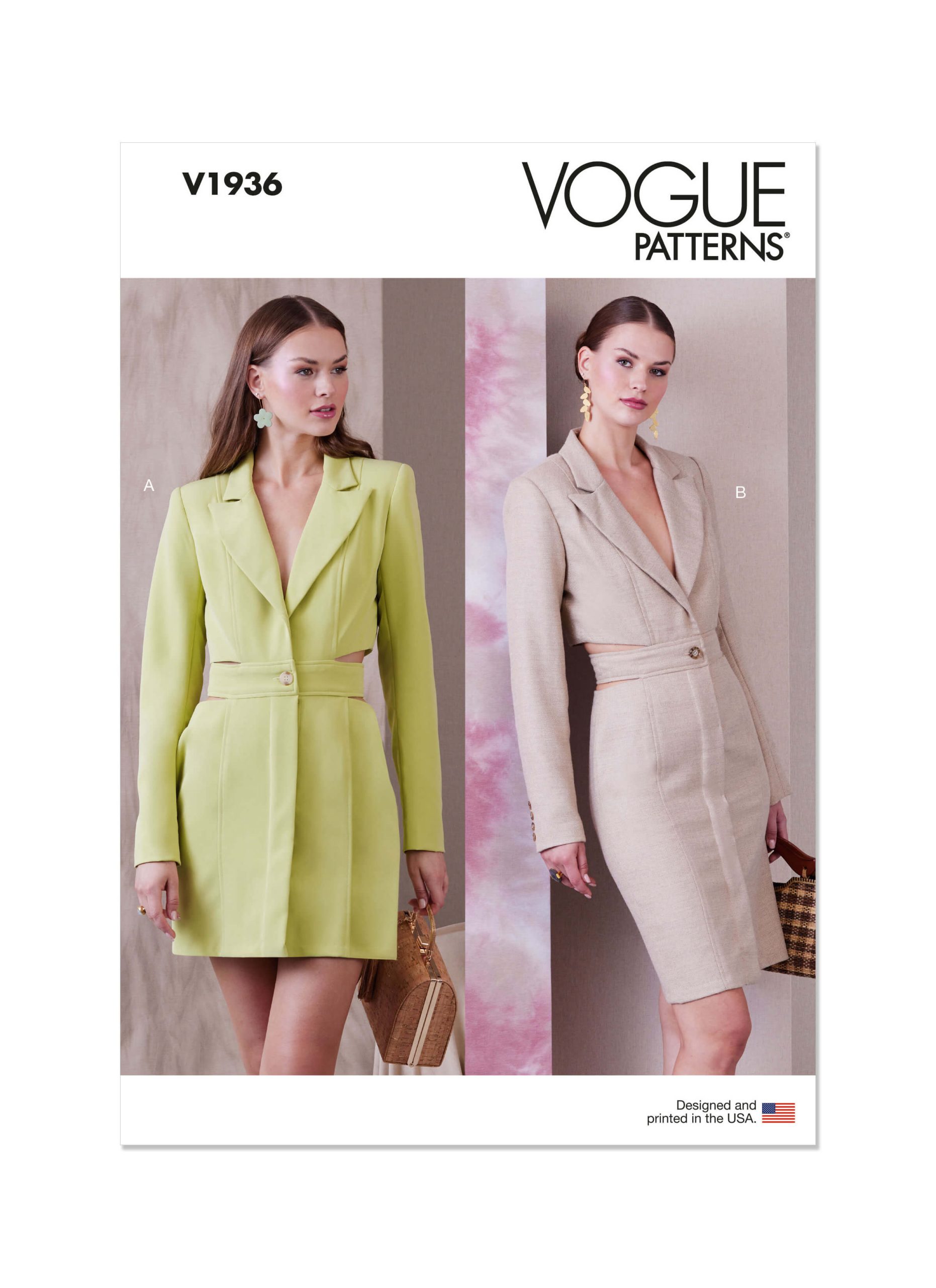 Vogue Patterns V1936 Misses' Blazer Dress