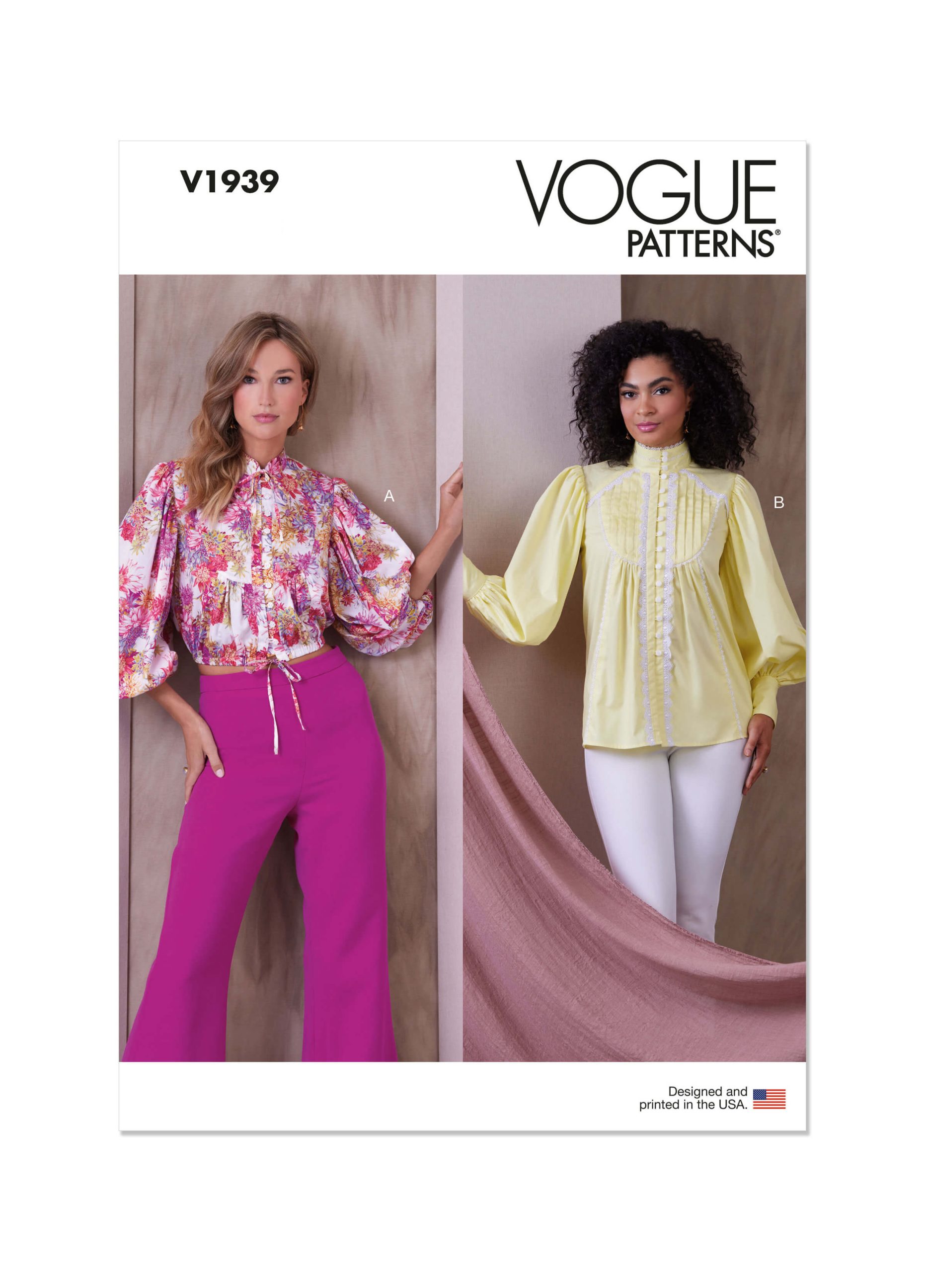 Vogue Patterns V1939 Misses' Top