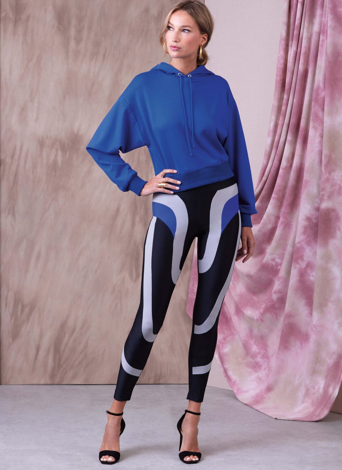 Vogue Patterns V1945 Misses' Knit Tops and Leggings in Two Lengths