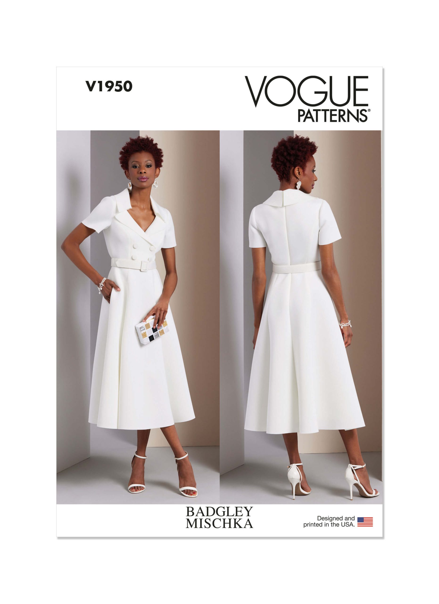 Vogue Patterns V1950 Misses' Dress by Badgley Mischka
