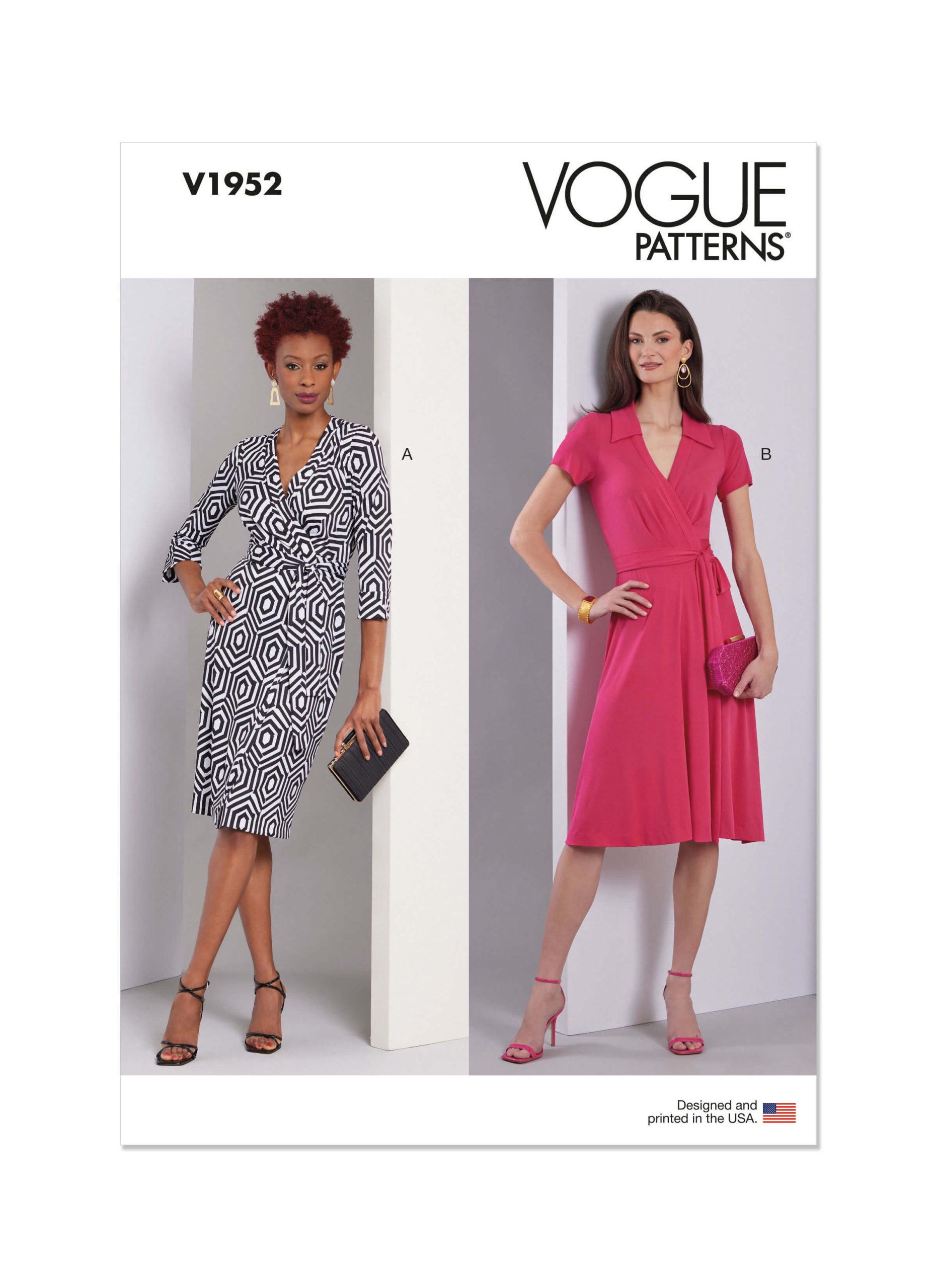Vogue Patterns V1952 Misses' Wrap Dresses