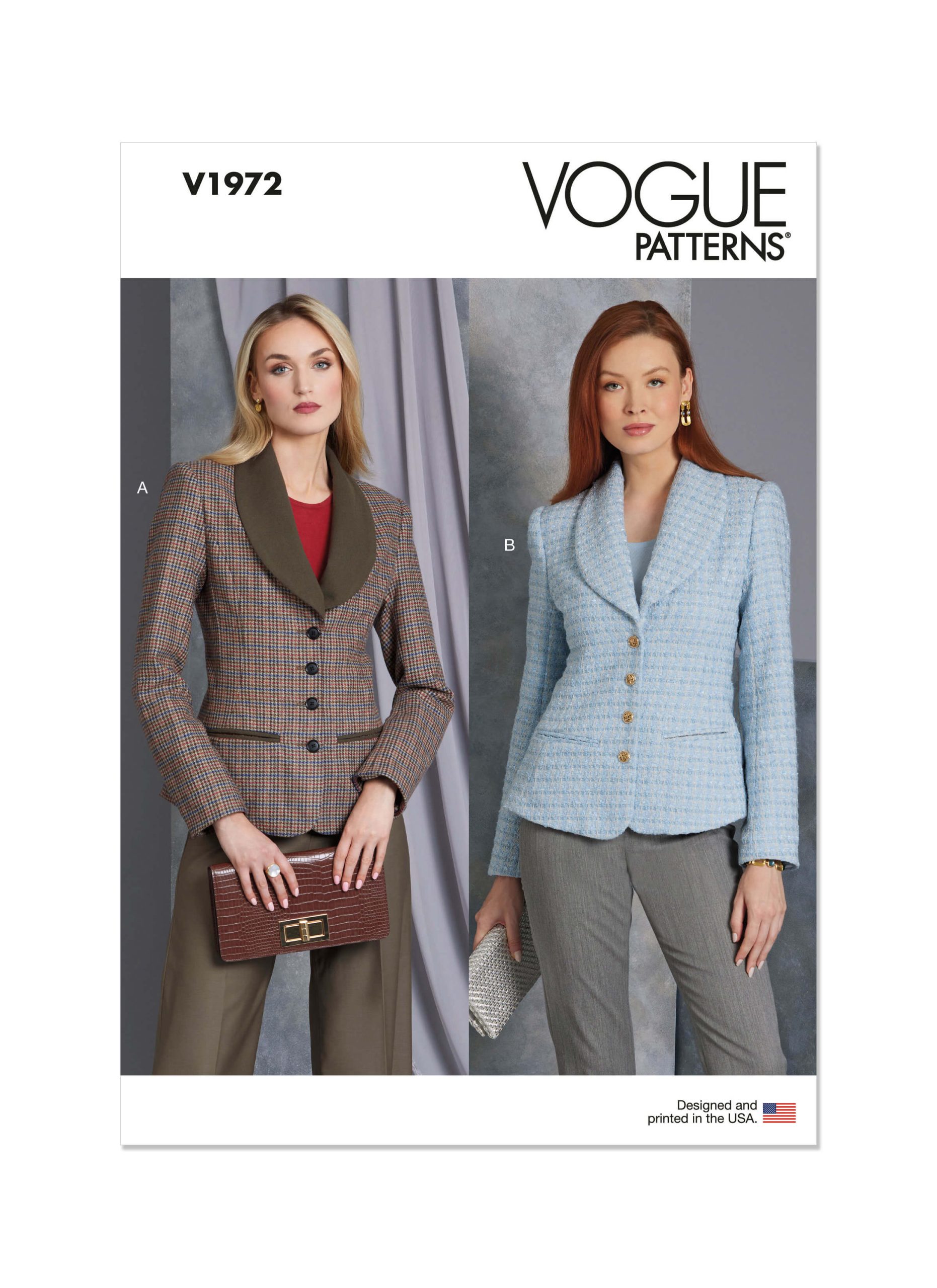 Vogue Patterns V1972 Misses' Jacket