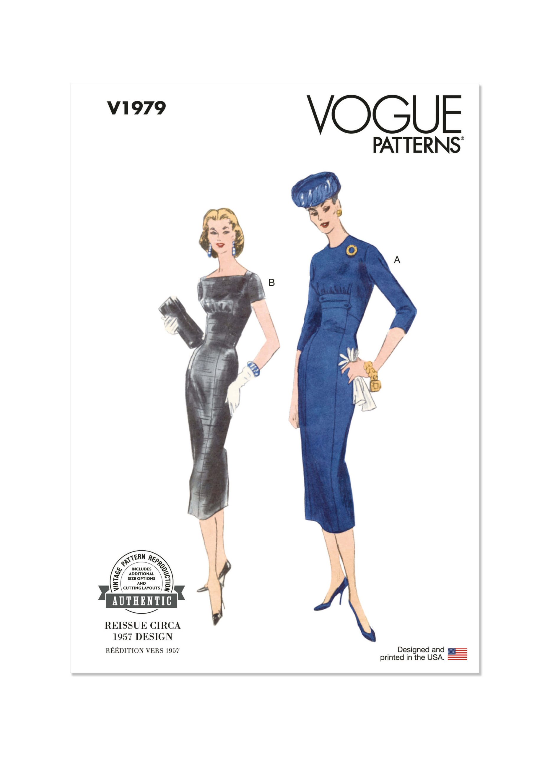 Vogue Patterns V1979 Misses' Dresses