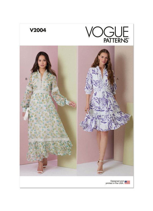 Vogue Patterns V2004 Misses' Dress in Two Lengths