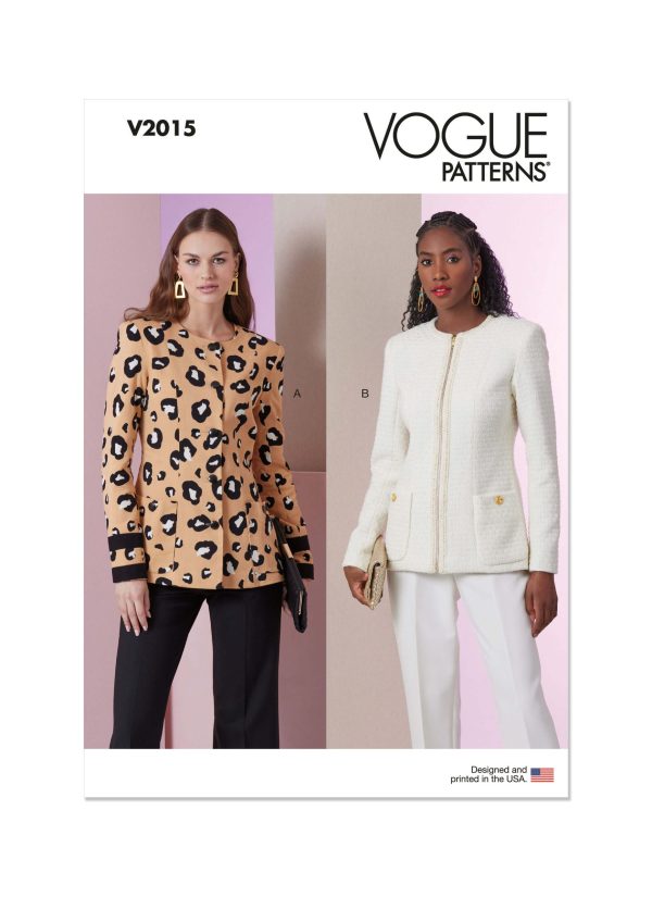 Vogue Patterns V2015 Misses' Jackets