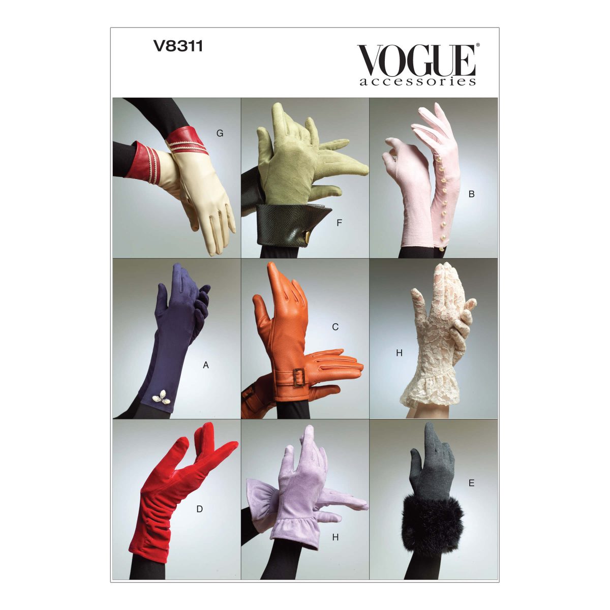 Vogue Patterns V8311 Gloves