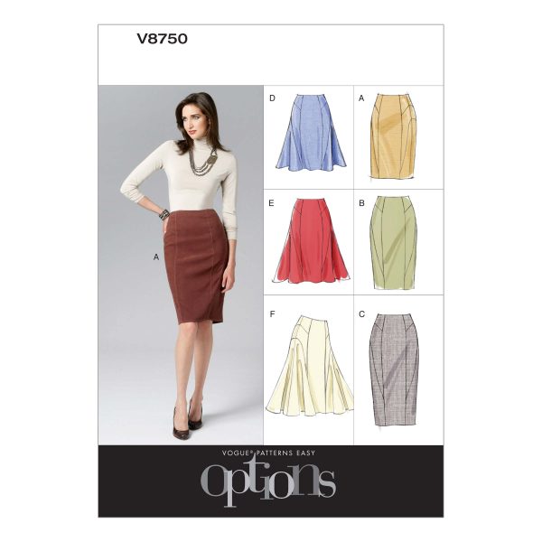 Vogue Patterns V8750 Misses' Skirt