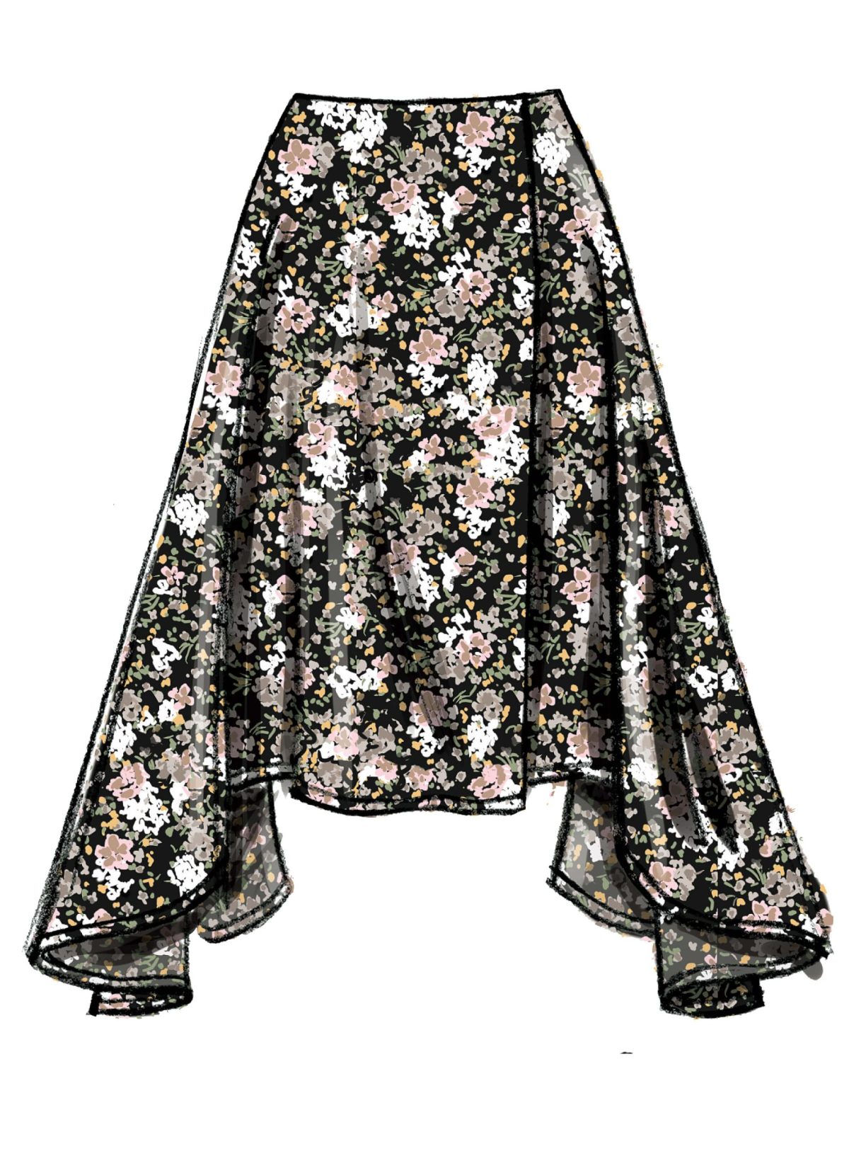 Vogue Patterns V8956 Misses' Skirt