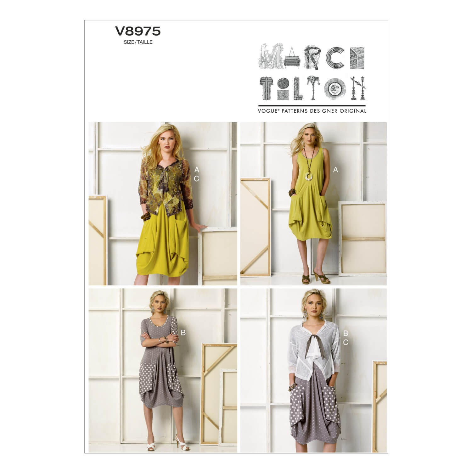 Vogue Patterns V8975 Misses' Dress and Jacket