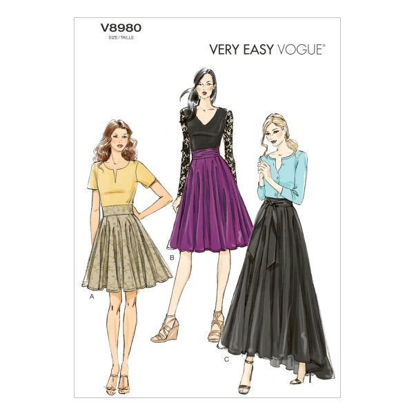 Vogue Patterns V8980 Misses' Skirt