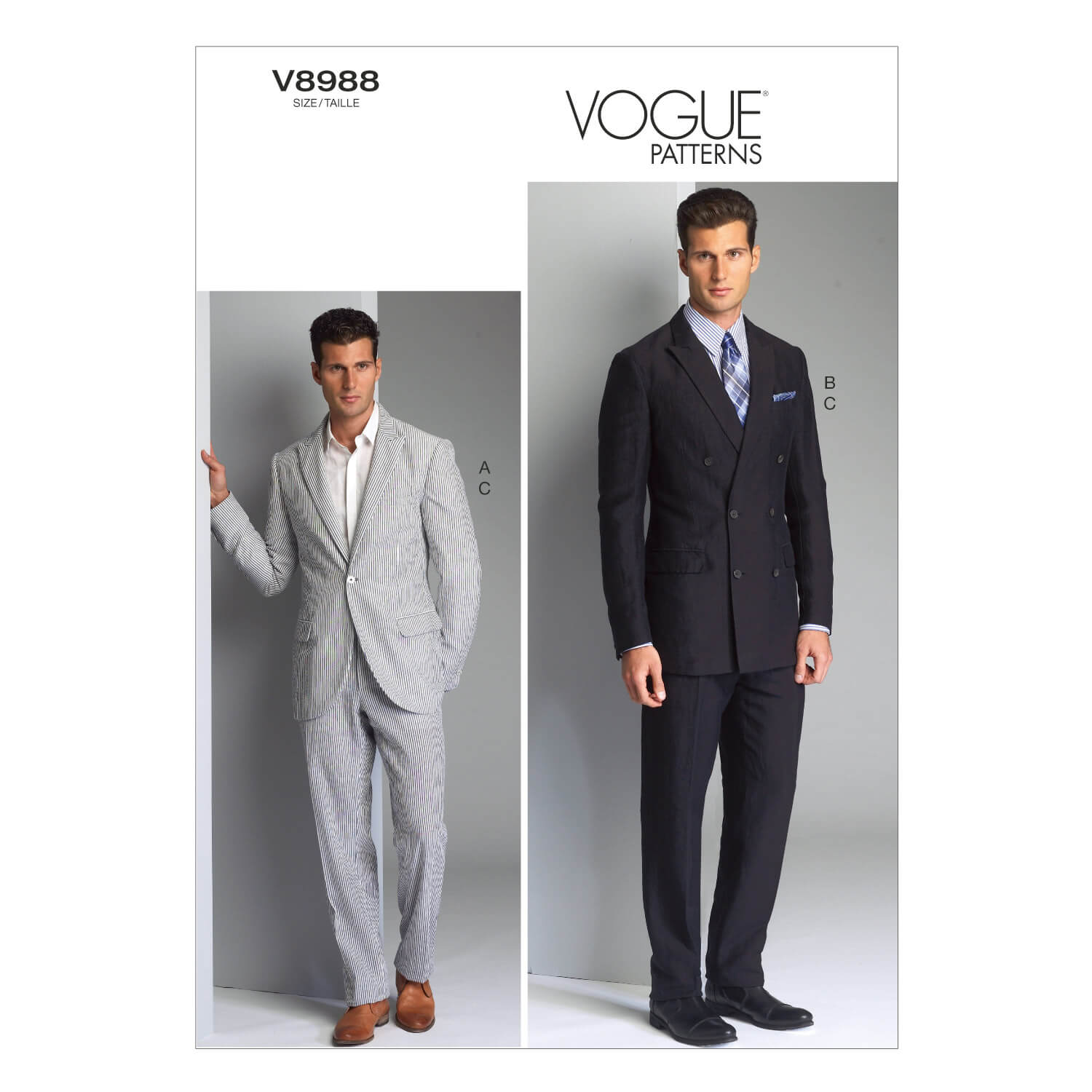 Vogue Patterns V8988 Men's Jacket and Pants
