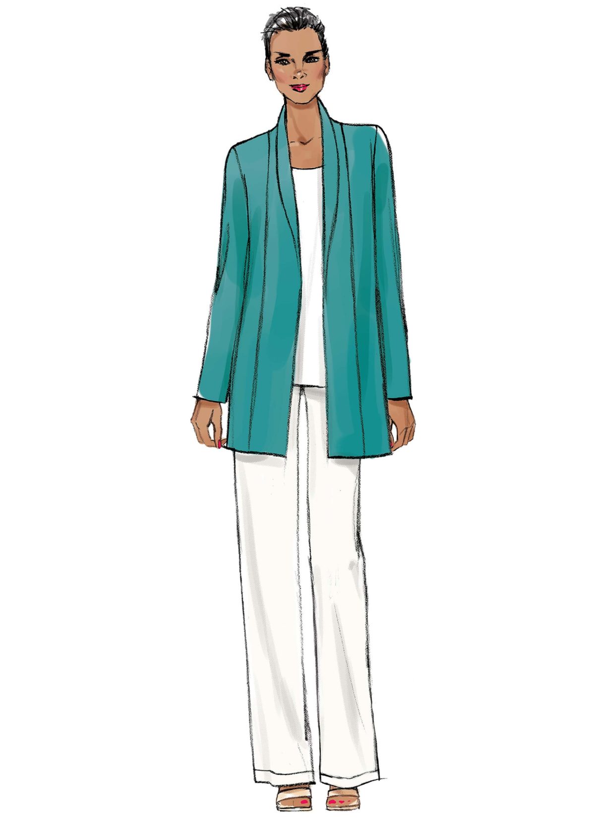Vogue Patterns V9011 Misses' Jacket, Shorts and Pants
