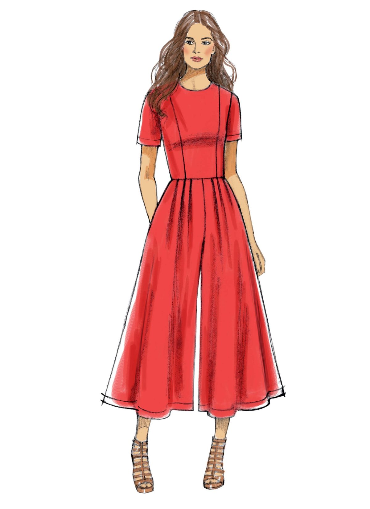 Vogue Patterns V9075 Misses'/Misses' Petite Dress and Jumpsuit