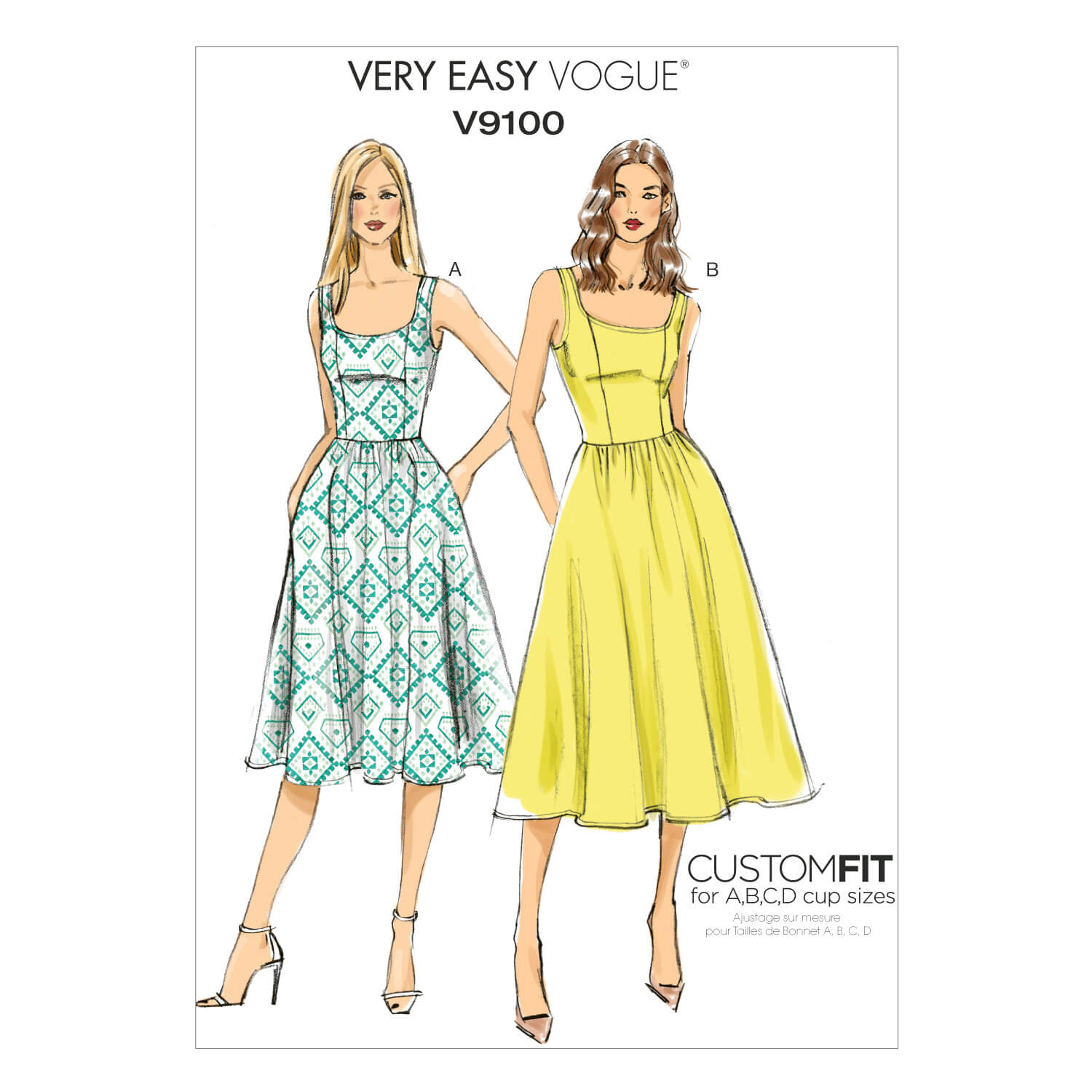 Vogue Patterns V9100 Misses' Dress